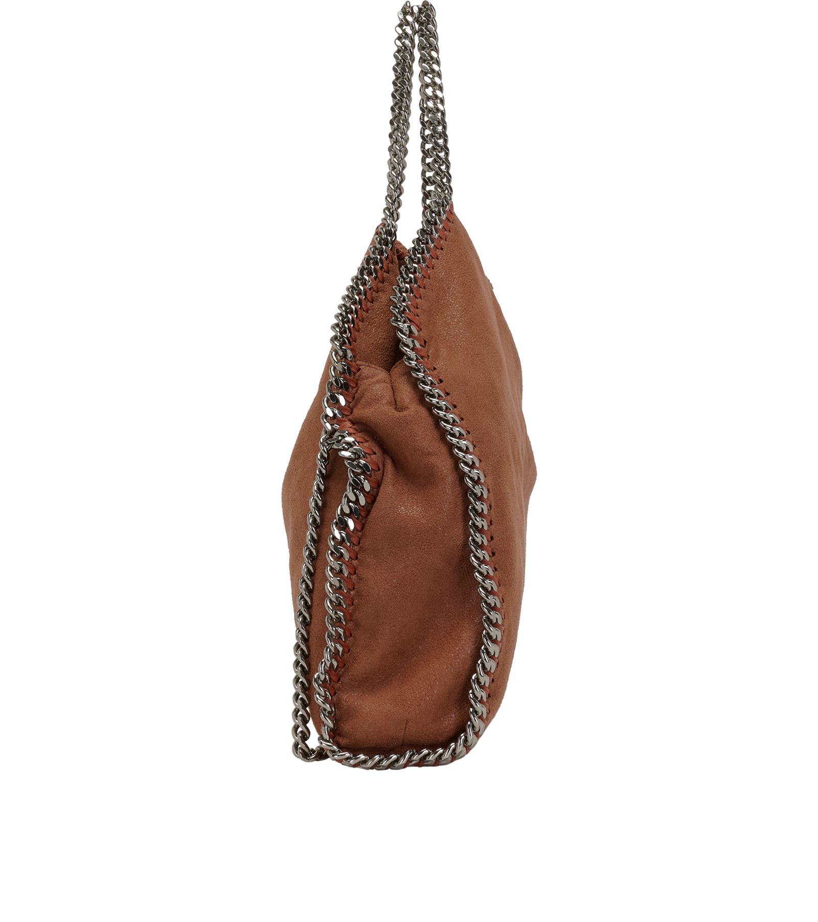 Falabella Tote Bag, &pound;375, Handbags, Tan, Faux Leather, Side view